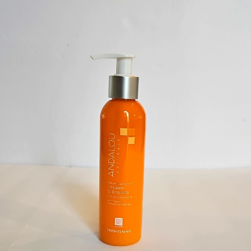 Andalou Naturals Lemon Vitamin C Creamy Cleanser Brightening NEW